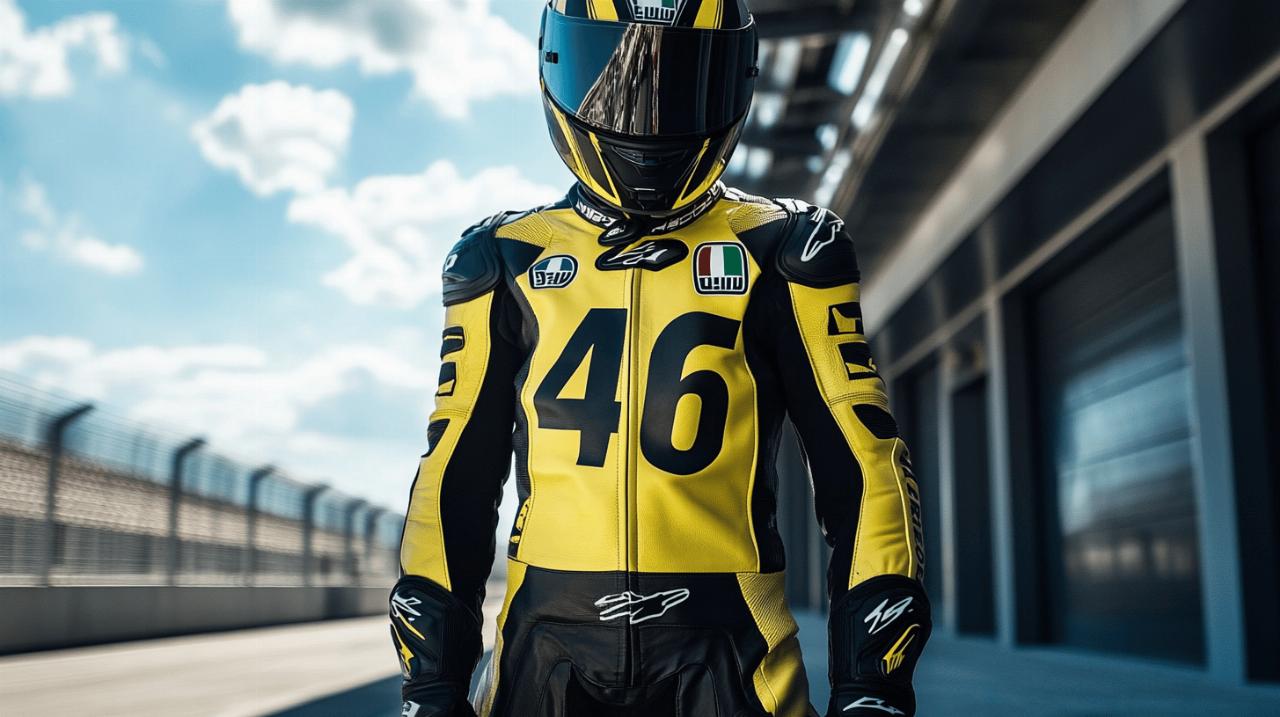 Collection Leather : Comment le Grazie Vale 46 Costume Une Piece Redefinit la Securite en MotoGP